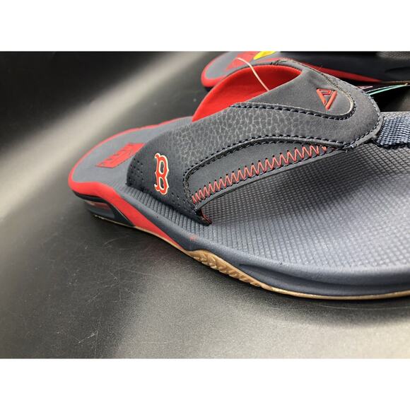 Boston Red Sox REEF Fanning x MLB Bottle Opener Sandals Flip Flops Mens 10 NWT main image 13